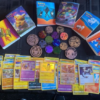 60 x Pokemon Card Bundle with a MINI Folder and 1x Coin