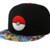 Pokemon Baseball Cap with Characters and Pokeball Design